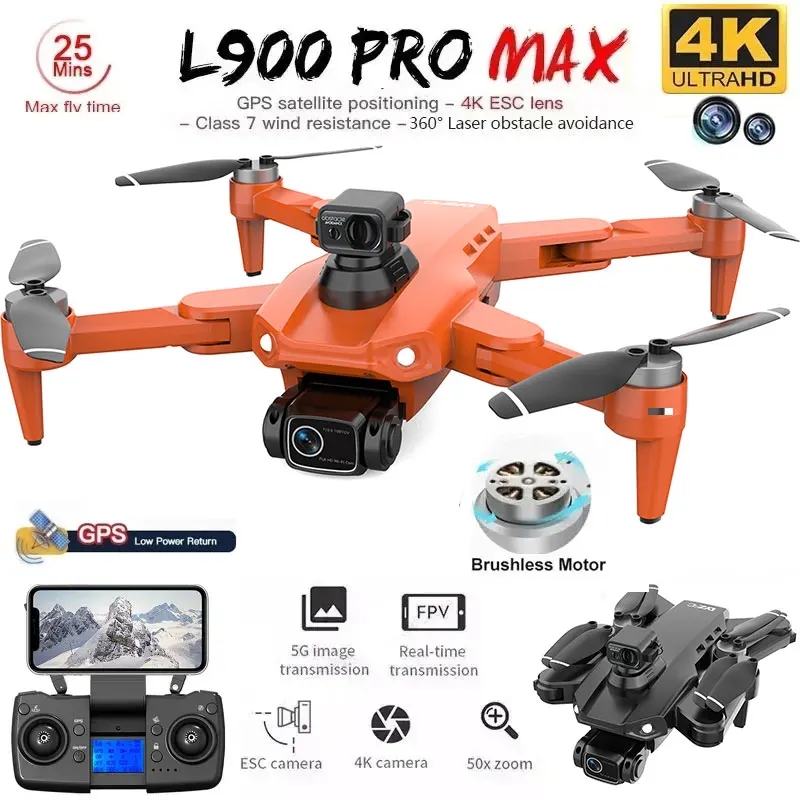 L900 Pro MAX GPS Drone 4K Prof - Drone Camera 4K incelemesi ve fiyatı