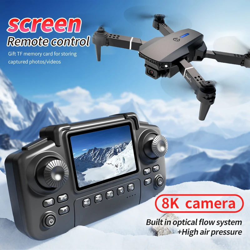 Profesyonel E88 PRO Drone, Ekr - Drone Camera 4K incelemesi ve fiyatı