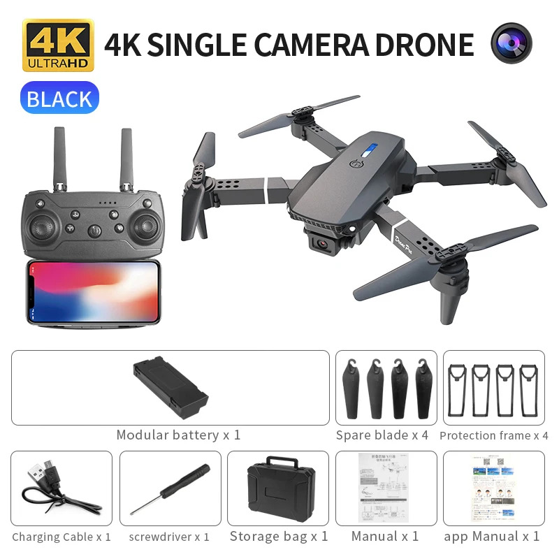 E88 Pro Akıllı Katlanabilir Dr - Drone Camera Mount incelemesi ve fiyatı