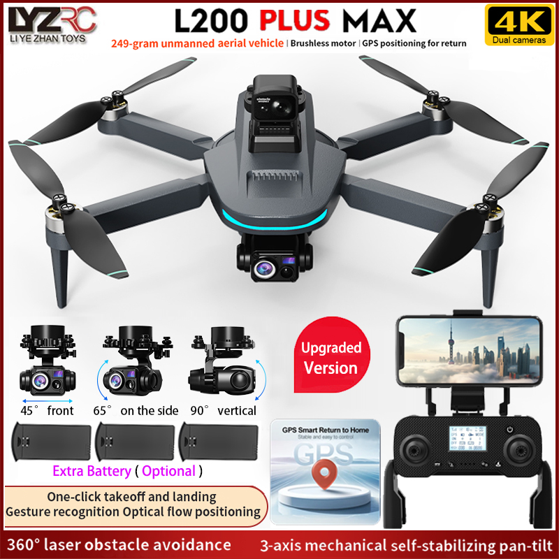 YENİ L200 PLUS MAX GPS Drone 5 - Drone Camera With Gimbal incelemesi ve fiyatı