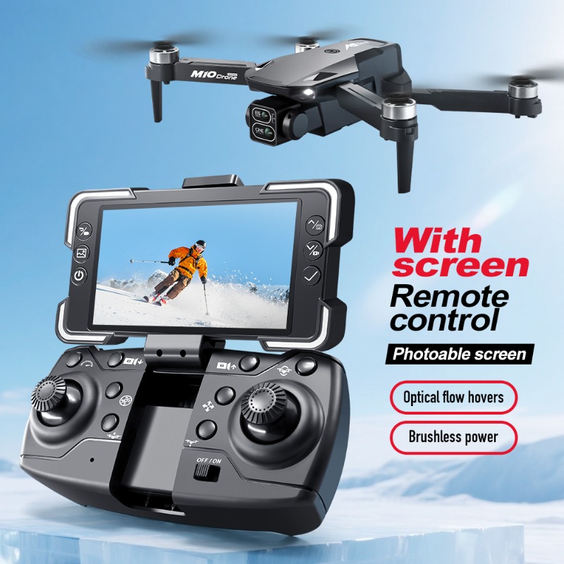 M10 Kamera Drone'u Ekranlı Uza - Drone Camera 4K incelemesi ve fiyatı